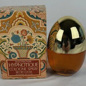 Vintage Max Factor Hypnotique Cologne Spray 2.25 Oz Full Bottle In Box USA